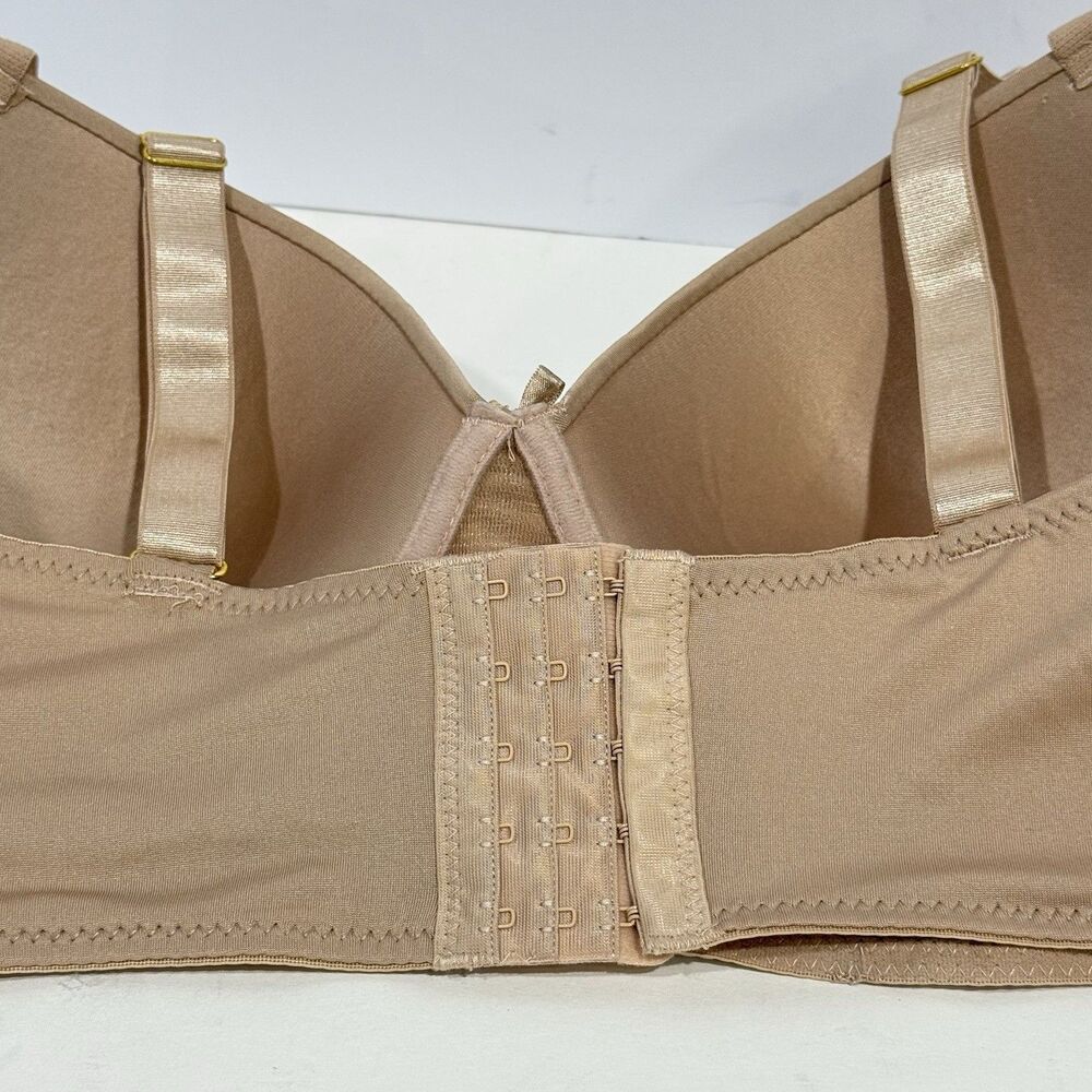 Daisy Fuentes 40C Nude Daisy Fuentes Long Waist Bra Padded Underwire Bra NWOT - Picture 15 of 16